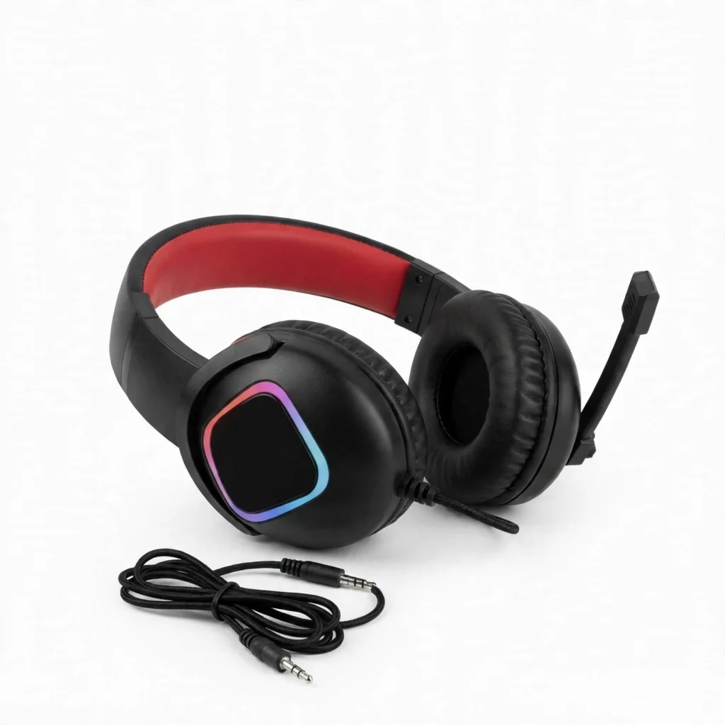 gaming headset white background