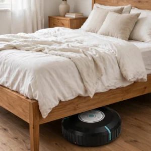 clean robot bedroom