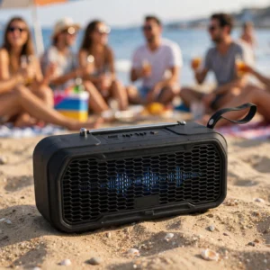 mini speaker beach